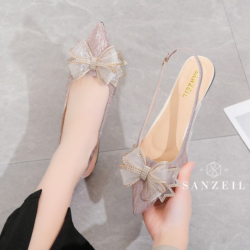 SG4411 syafniegalery sanzeil dewi sepatu import sepatu flat dan 5cm