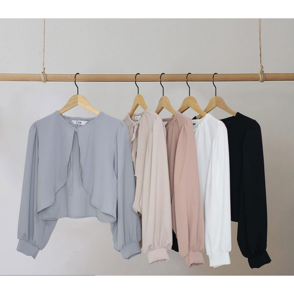 Godiva96 - ⭐️ PREMIUM AIRFLOW CRINCLE ⭐️ MORINA OUTER CRINKLE / CARDIGAN ATASAN WANITA MEDAN