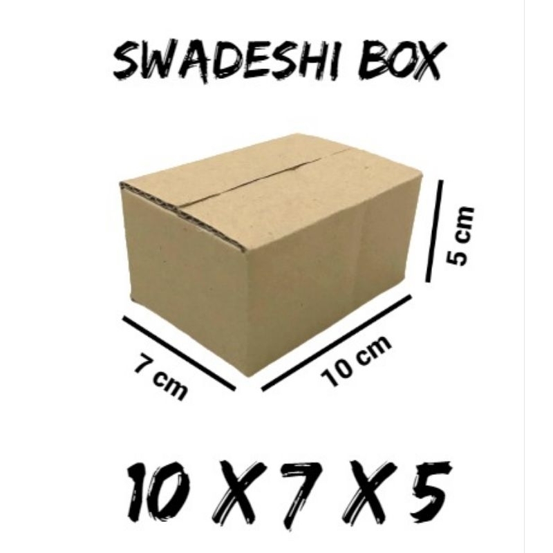 

kardus/karton/box uk. 10x7x5 cm untuk packing singlewall polos