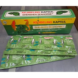 Jual Keji Beling / Kejibeling 1 Strip Isi 10 Kapsul Ghenshen Seahorse ...