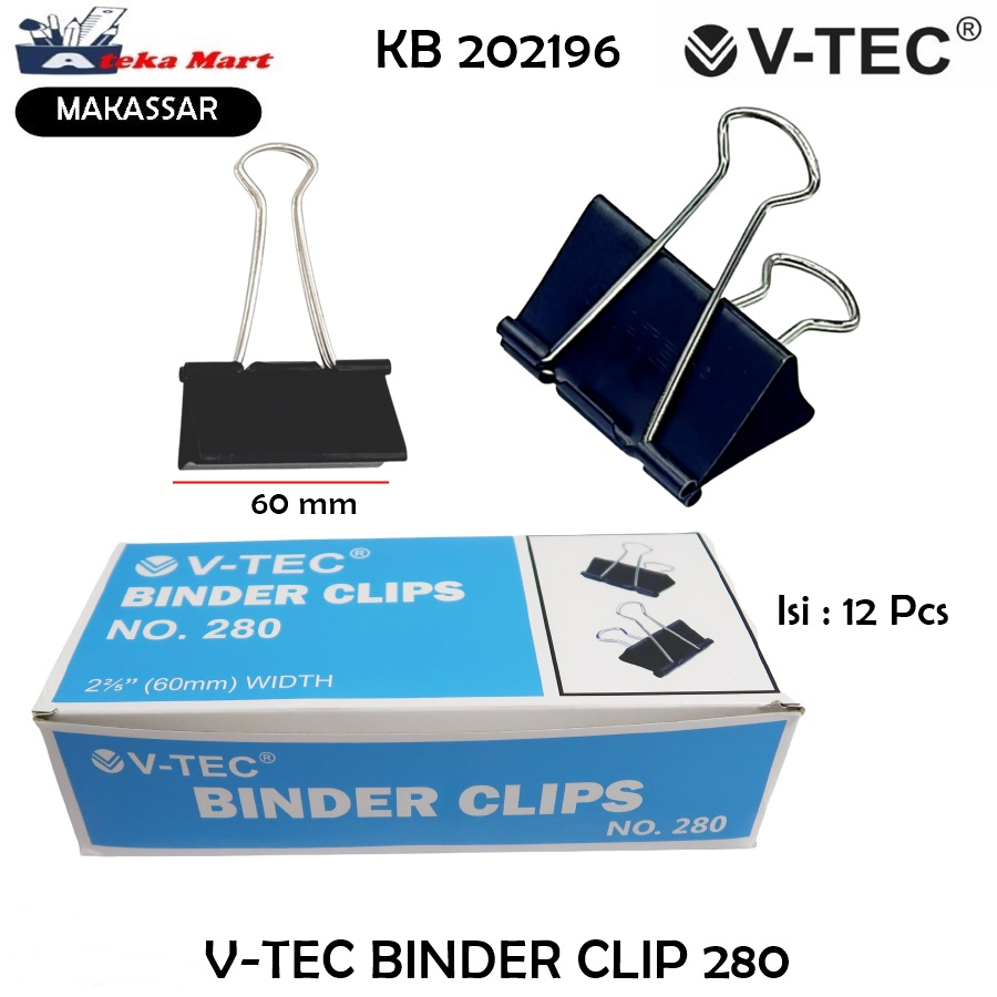 

V-TEC BINDER CLIP 280