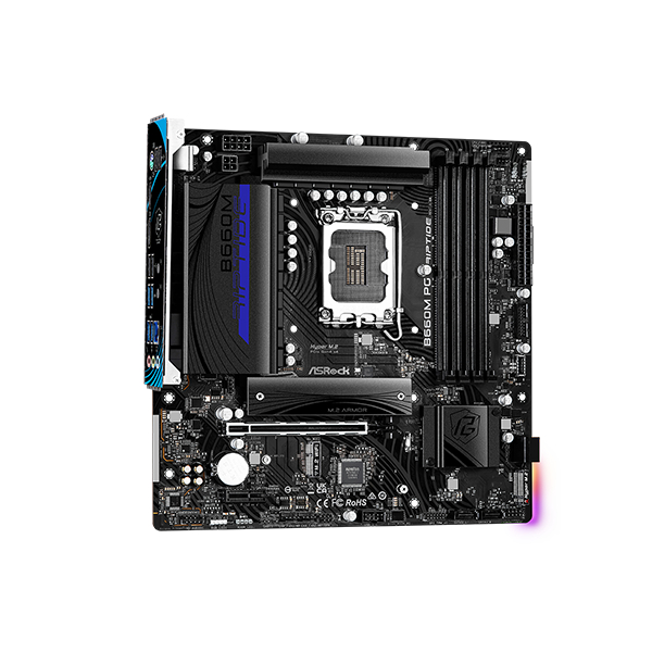 ASROCK B660M PHANTOM GAMING RIPTIDE | MOTHERBOARD INTEL LGA1700 DDR4