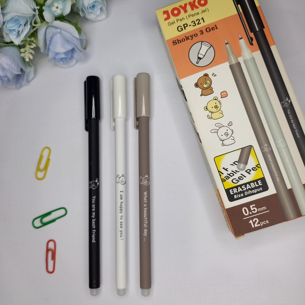 

Erase Gel Pen Pulpen Joyko Cat Kucing Quotes Cute Monochrome Gel Hapus Shokyo 3 Erasable Bisa Dihapus Gel Pen Joyko Shokyo 7 GP-321/GP-333/GP-334 0.5mm