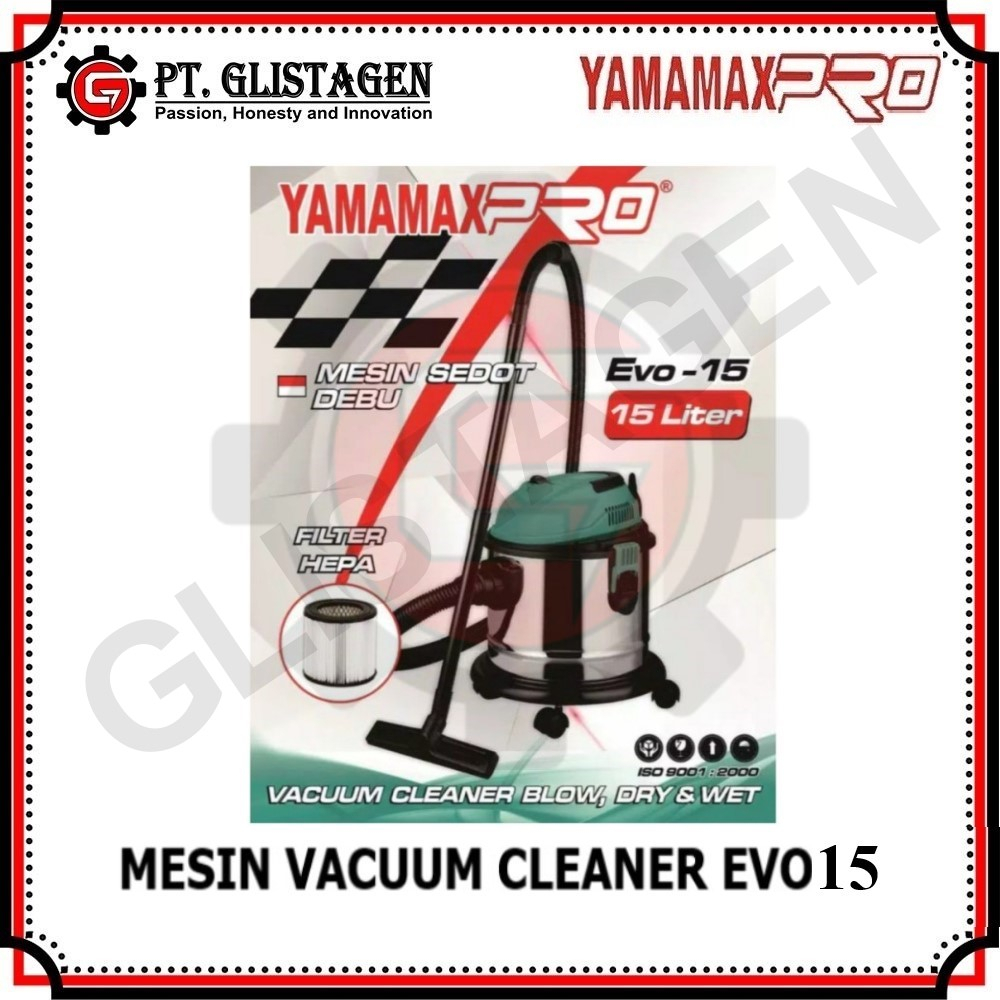 Yamamax Pro EVO-15L 3in1 Vacum Cleaner YAMAMAX EVO-15Liter 3 in 1 ( Basah, Kering, Tiup )