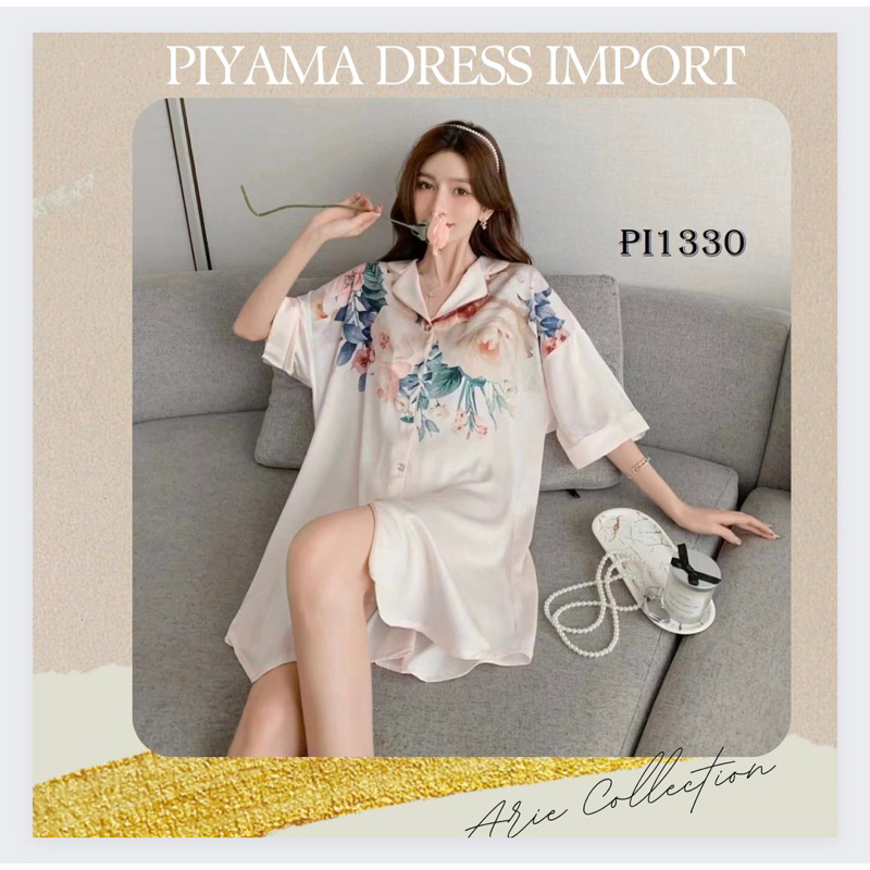 piyama silk dress import