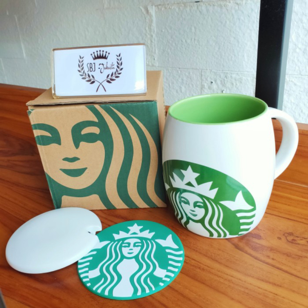 

Dijual Cangkir Keramik Starbucks Gift Set Ceramic Mug Starbucks 400ml Premium - PUTIH HIJAU Berkualitas
