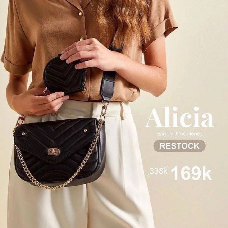 ALICIA BAG JIMSHONEY TAS SLINGBAG SELEMPANG