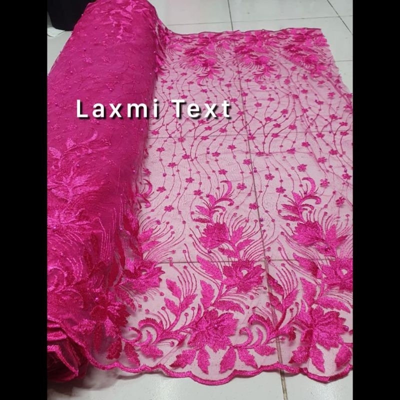 Kain Tile Akar Super Mewah Tumpal Atas Bawah / Bahan Baju Wanita