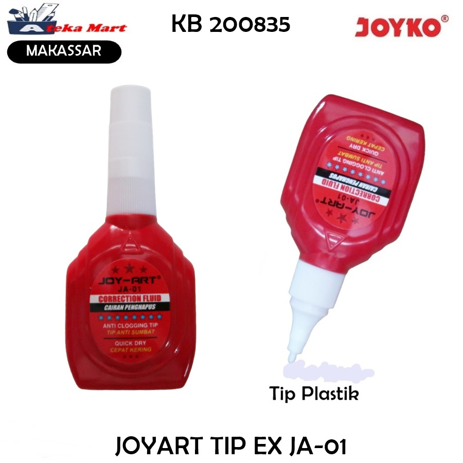 

[PCS] JOYART TIP EX JA-01 CAIRAN KOREKSI PENGHAPUS PEN CAIR