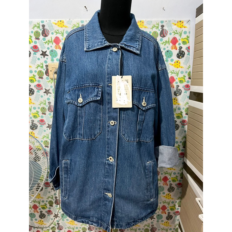 jaket denim pull&bear men