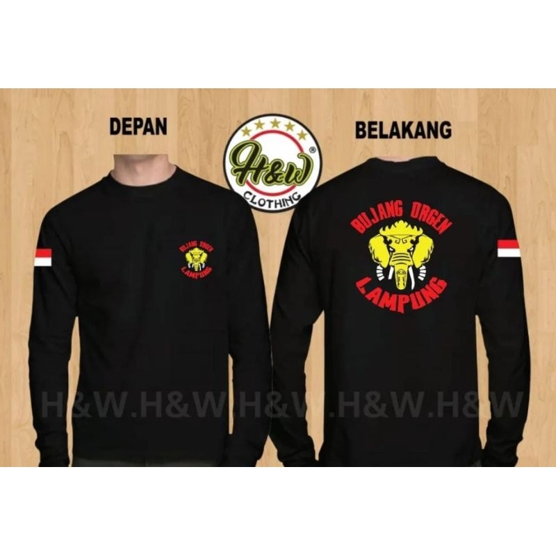 KAOS LENGAN PANJANG BUJANG ORGEN LAMPUNG