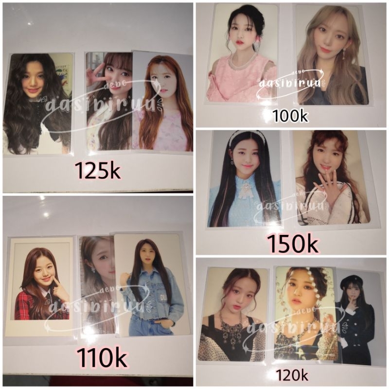 PHOTOCARD IZONE IZ*ONE WONYOUNG JANG WONYOUNG