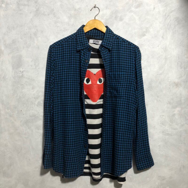 flannel uniqlo bekas second