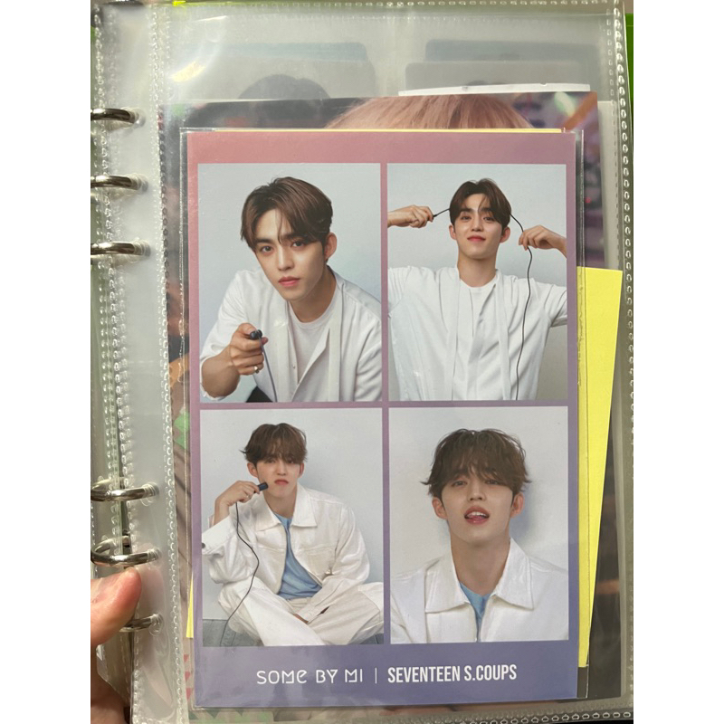 Ready INA| SEVENTEEN SVT SCOUPS SOMEBYMI SEUNGKWAN BRING GREEN POSTCARD BLUE BRING GREEN SVT POSTCAR