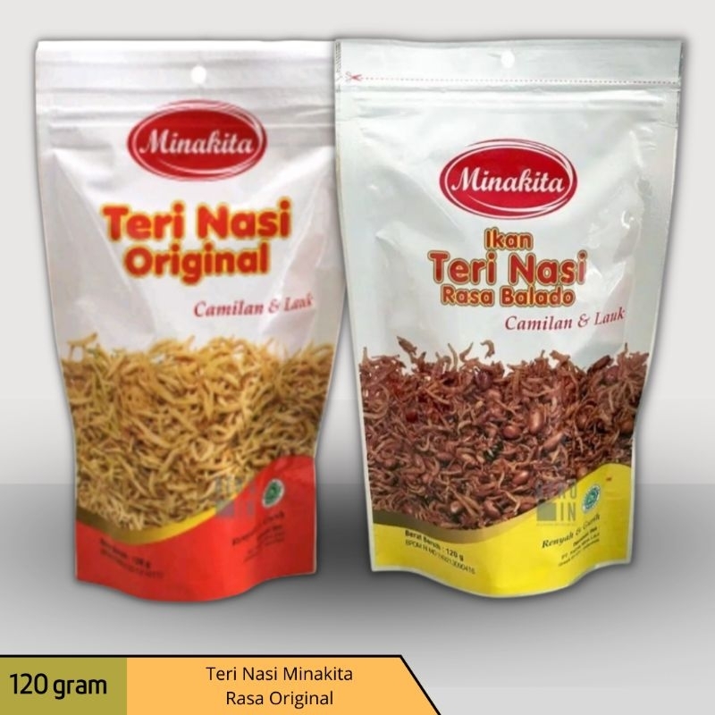 

Teri Nasi Minakita Enak Gurih dengan dua varian rasa