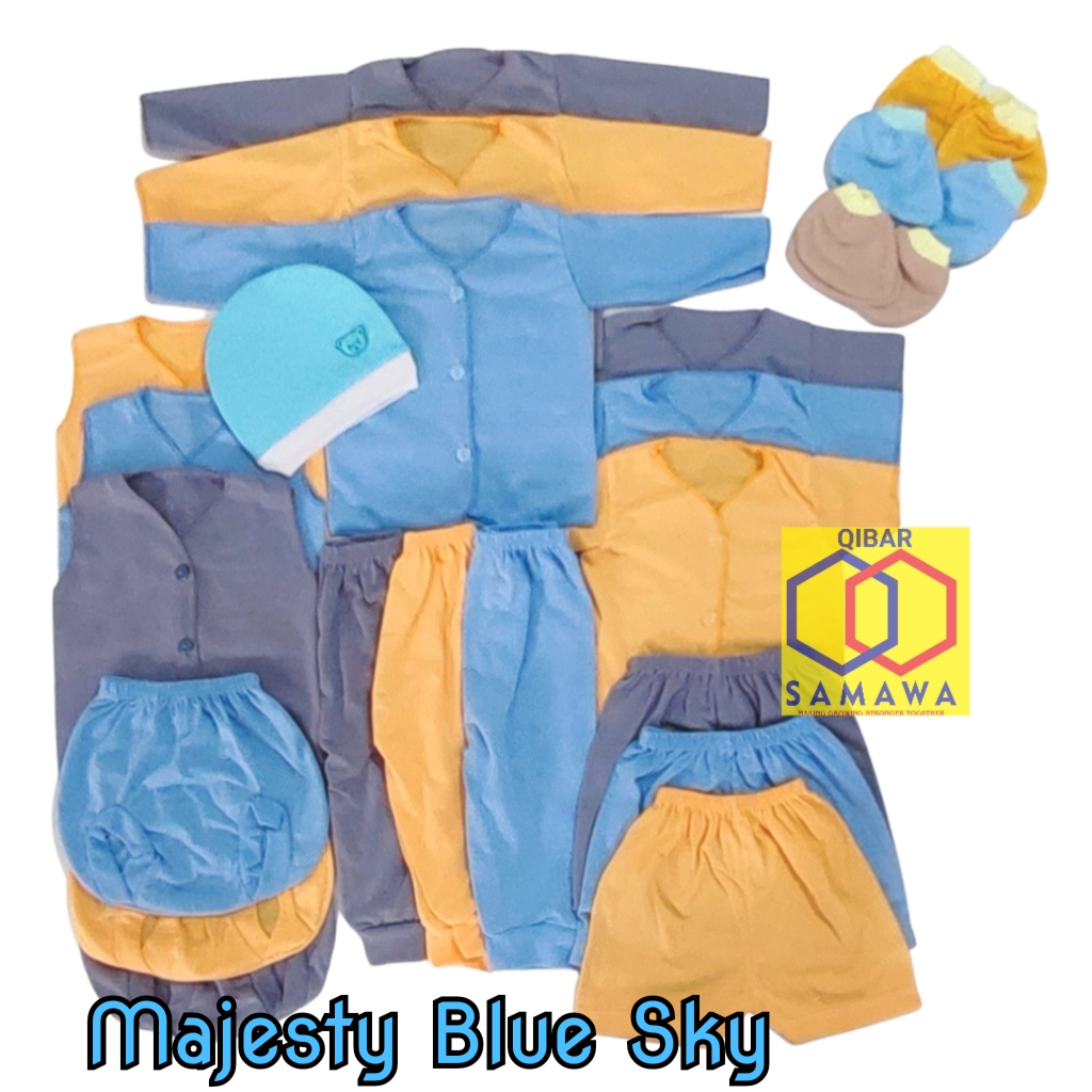 Halus &amp; Lembut Paket 18 pcs Baju Bayi Baru Lahir Komplit, Hemat, Nyaman.