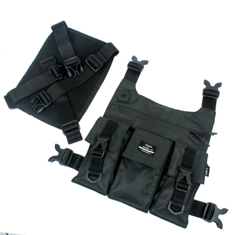 ACTION.Id98 - Tas Dada Motor  Pria Trager Tas Touring Black Waterproof Pria