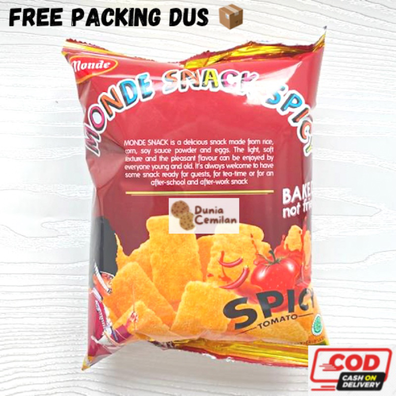 [TERMURAH!] Monde Serena Snack SPICY 60gram - Cemilan Beras Jagung Spicy Tomato