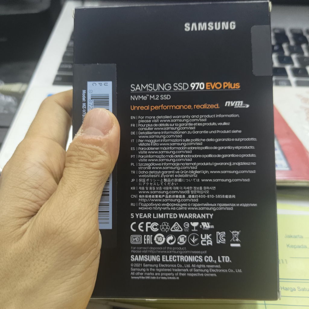 Samsung SSD 970 EVO Plus 1TB M2 M.2 NVMe PCIe 1 TB 1T