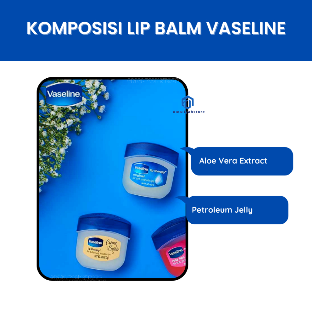 Lipbam Vaseline Masker Pemerah Untuk Pelembab Bibir Kering Hitam Tahan Lama Pria Dan Wanita Perokok Bikin Merah Permanen