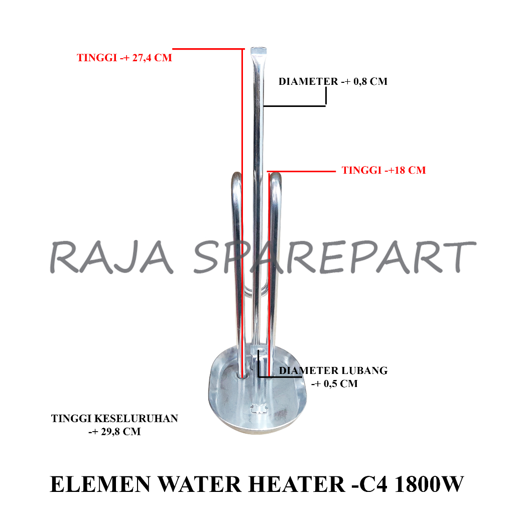 ELEMENT WATER HEATER EC-4 1800W