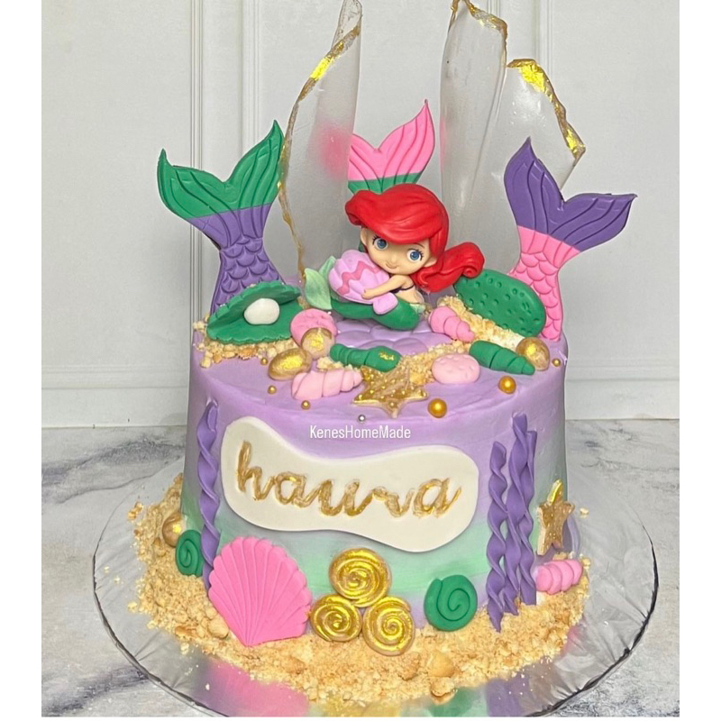 

Kue Ulang Tahun Duyung / Cake Ultah Ariel
