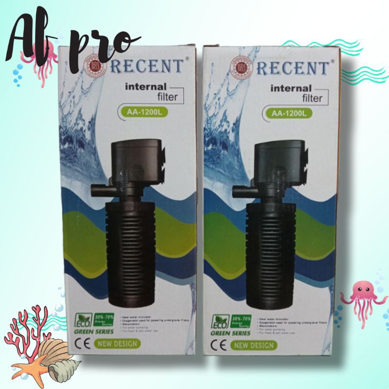 PROMO Murah Pompa AQUARIUM INTERNAL Filter RECENT AA 1200L