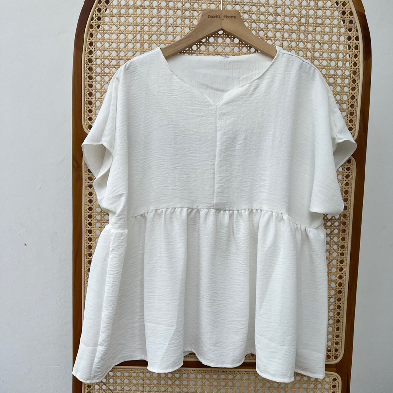 Mima Blouse - Blouse Crinkle - Blouse Jumbo - Size S M L  XL XXL 3XL 5L