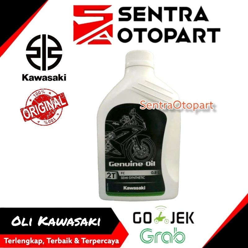 oli samping kawasaki 2t 800 ml semi synthetic