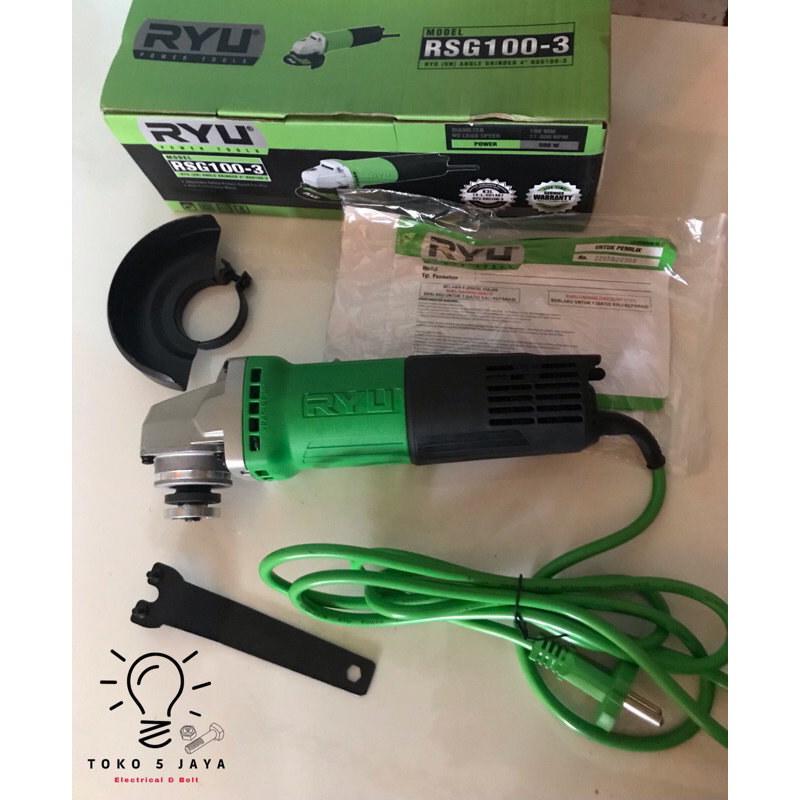 gerinda RYU 4" / mesin grinda tekiro / mesin grinda / gerinda