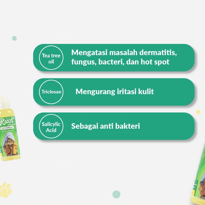 Shampoo Kucing Anti Jamur Riich Premium High Quality 100 ML