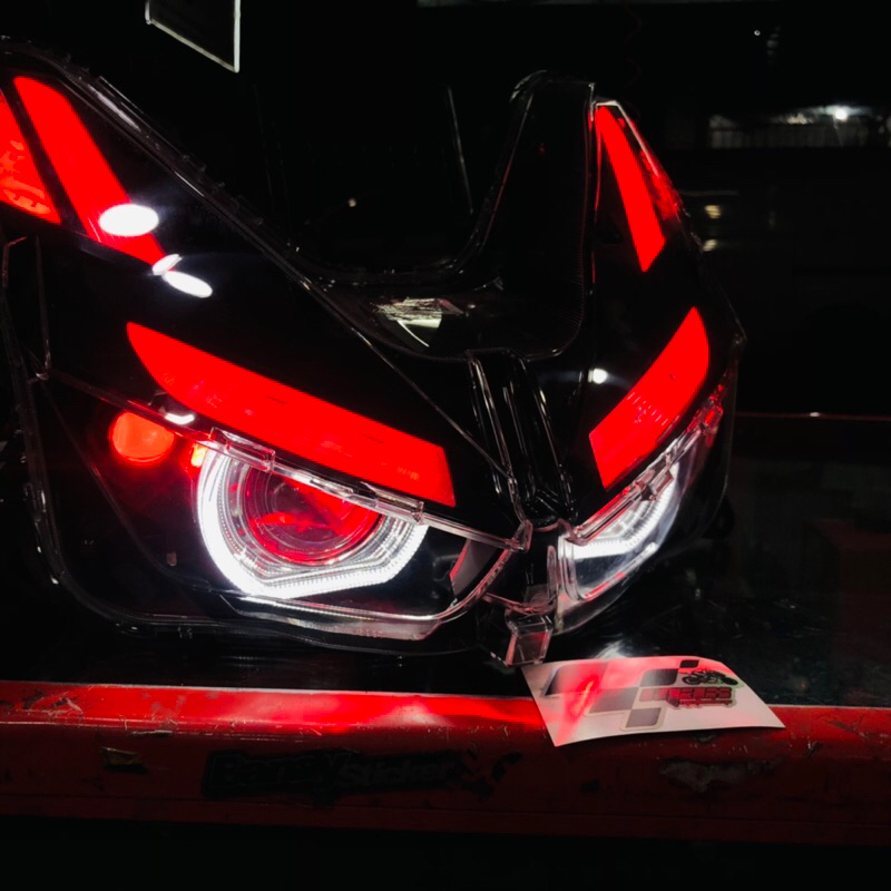 PROJECTOR BILED 2.5 IN SHROUD BMW+DEVIL/DEMON VINYX P1 P2 FANKAI &amp; IPLED (HARGA SATUAN)