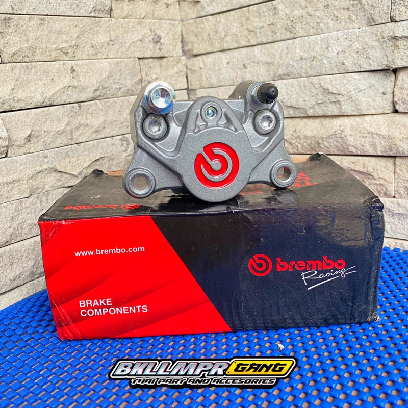 KALIPER BREMBO 2P GRADE THAILAND IMPORT DAN BREKET KALIPER 2p BEAT VARIO MIO