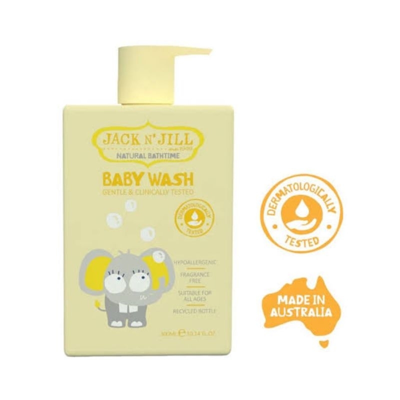 Jack n Jill Shampoo And Bodywash 300ml Pump