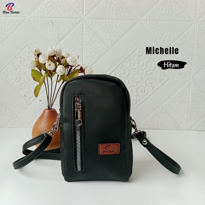 Michelle bag by biru tsabita // selempang michelle tas cantik tas imut