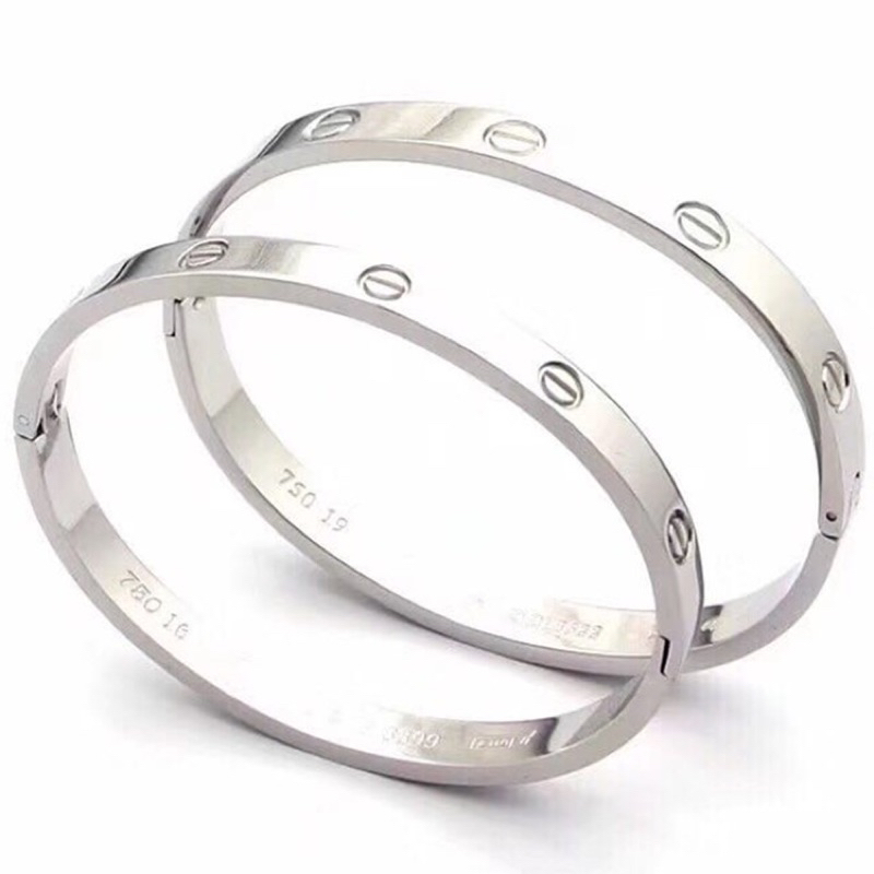 Gelang Tangan Bangle Titanium Anti Karat&amp;Alergi ada cap GBT-04