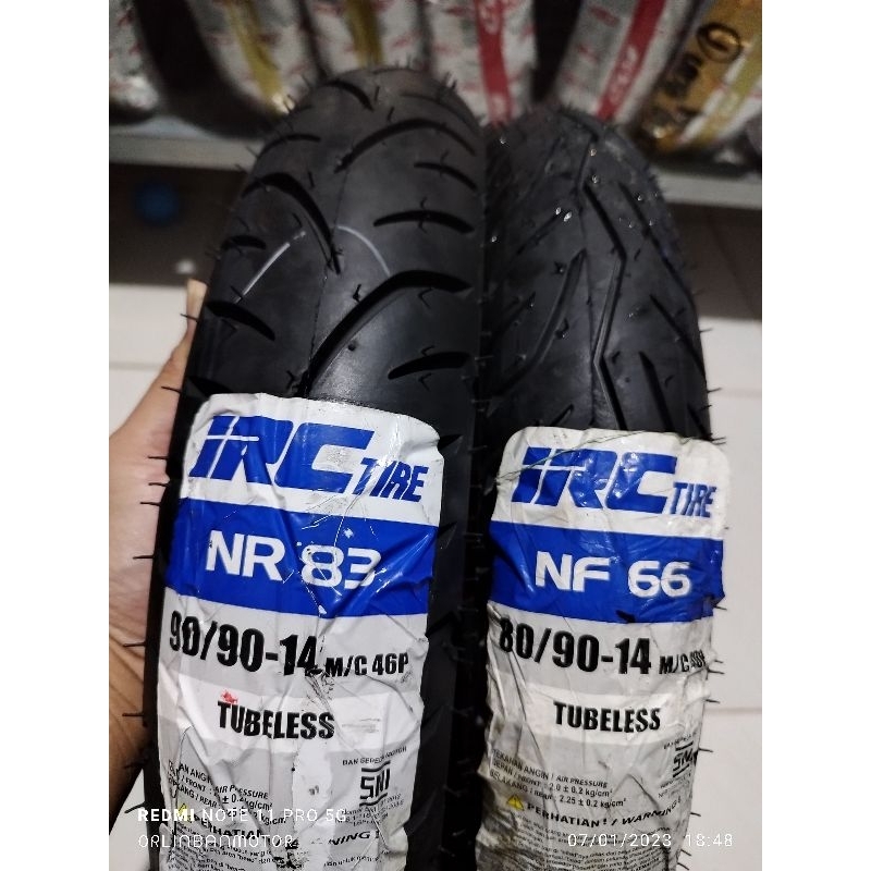 Ban Set Metic IRC Tubles - Ban Set IRC Yamaha Gear/Mio Soul GT/Ban Set Vario150/Beat/Genio