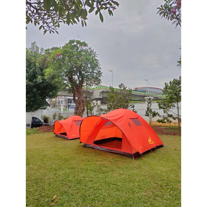 TENDAKI •Paket 1Dus Isi 4 Tenda Dome Camping •Java 4 Light •Arundaya 4+ Air •NSM 4 •Borneo 4 •Java 4 Pro •Double Layer PU3000mm