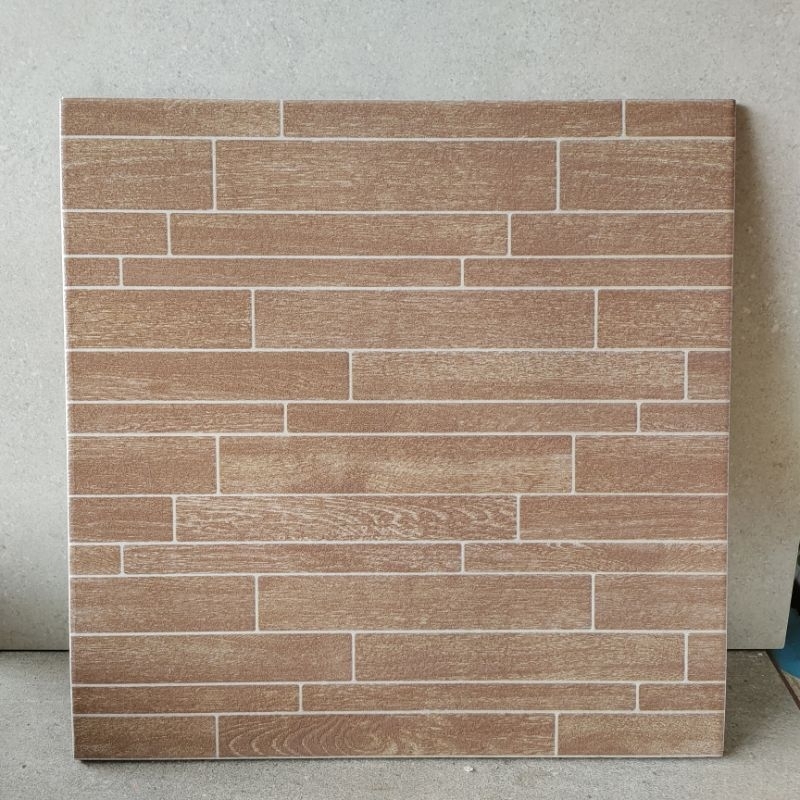 Keramik 40x40 DINDING URAT KAYU MATT DOFF BROWN