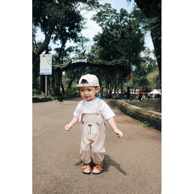 Overall baby perempuan fashion 1-2 tahun ANIMAL overall unisex baju kodok anak balita 1 2 tahun