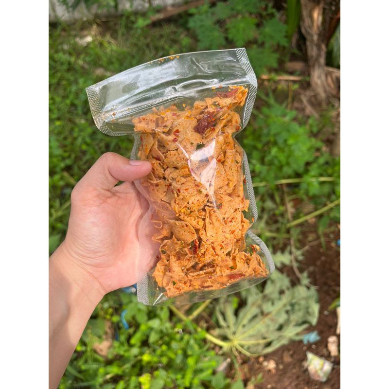 

Basreng Pedas daun jeruk