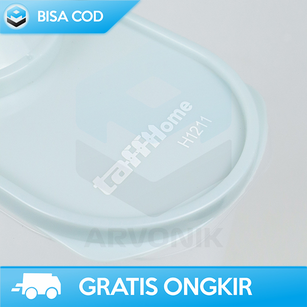 FOOD CONTAINER 2.5L TEMPAT SEREAL TRANSPARAN TAFFHOME FOOD GRADE H1211