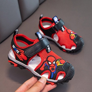 Juragan Junior [COD] Sandal SPIDBOX Sandal anak Laki-lak Import 26-36