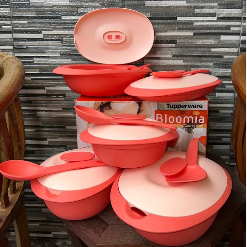 Tupperware Bloomia Collection Set// wadah saji