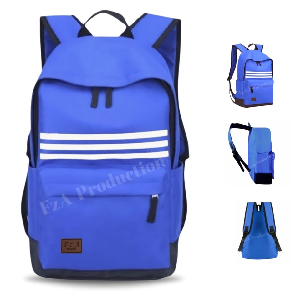 FzA Official - Tas Ransel Distro Original Casual pria Wanita / Tas Ransel Laptop / Backpack Sekolah Kuliah Distro Original Tas Punggung Laptop - BLQT