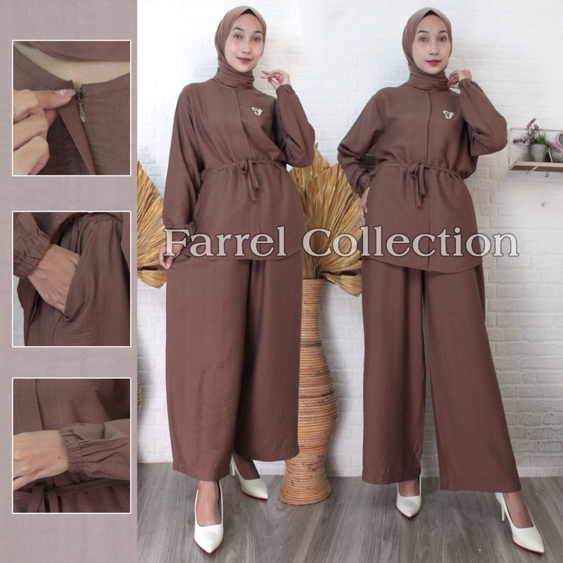 ONE SET BAHAN LINEN PREMIUM/ONE SET MURAH/ONE SET KEKINIAN/BAJU SETELAN CELANA/ONE SET POLOS