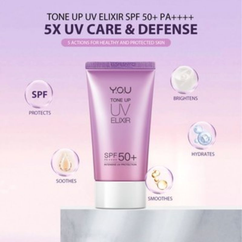 YOU TONE UP UV ELIXIR SPF 50+ PA++++ 40ml | TRIPLE UV ELIXIR