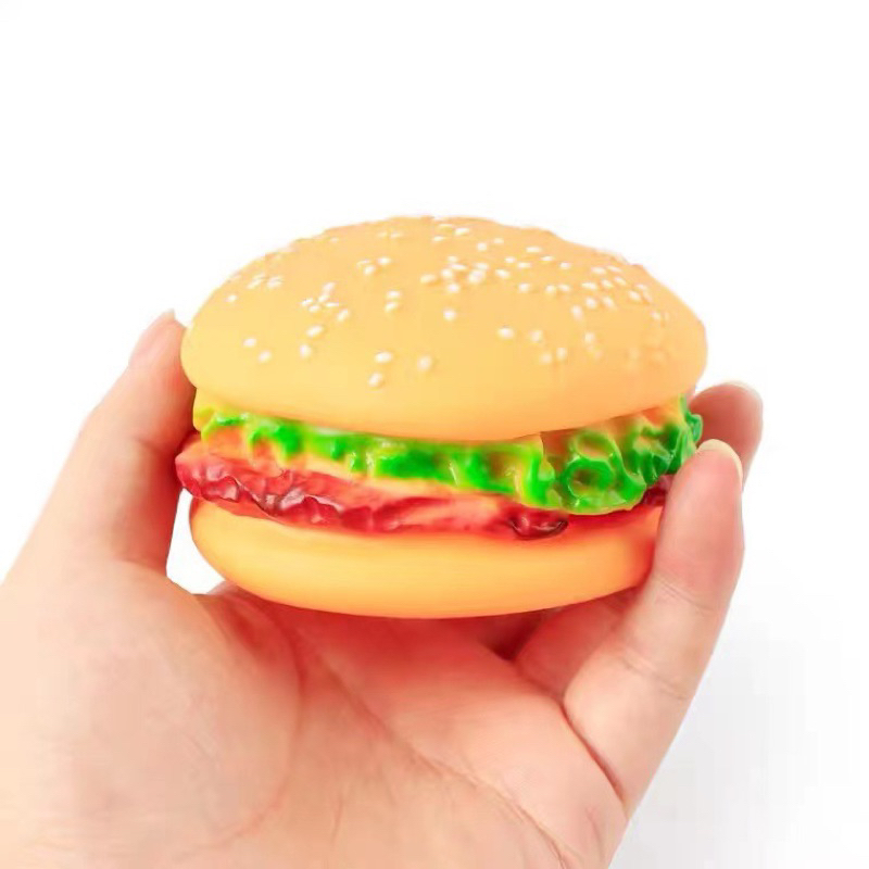 Burger king rubber squeaky toy