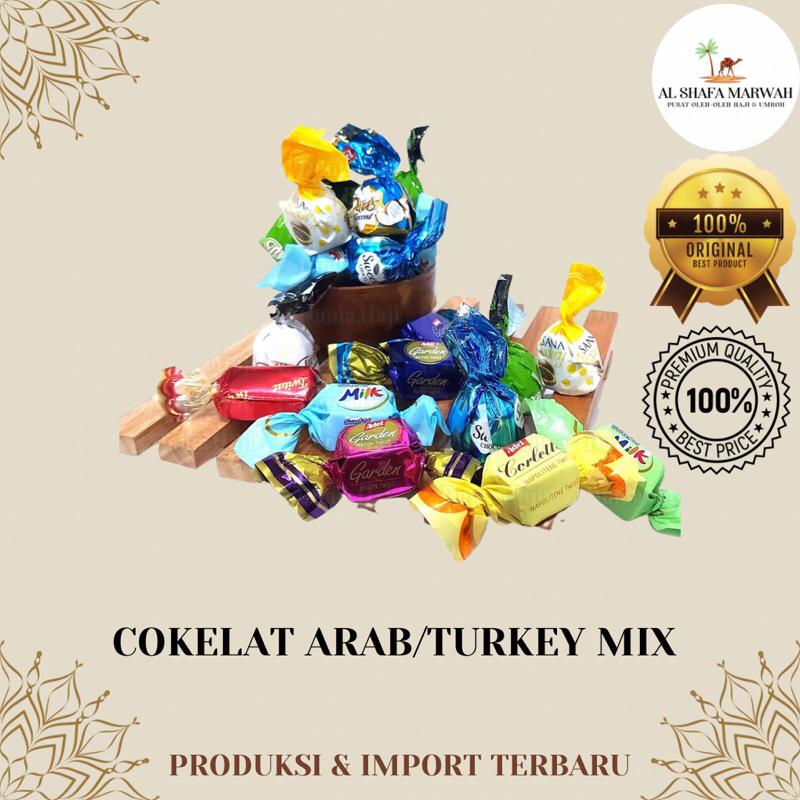 

Cokelat Arab/Turkey Mix Oleh-Oleh Haji Umroh | Cokelat Mix Oleh-Oleh Haji Umroh | Cokelat Arab/Turkey 1 Kg