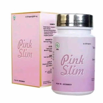 BISA COD | Pink Slim Isi 30 Kapsul (Slimming/Diet Capsule Pelangsing Herbal) BPOM